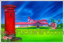 Load image into Gallery viewer, 3.7"x2.5" Art Sticker《Sri Lanka Pink Post Office》