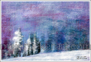 3.7"x2.5" Art Sticker《Winter 》