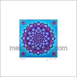 10"x10" Art Matted Print《Mandala》