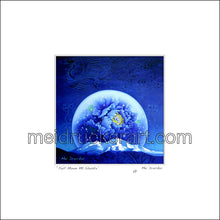 Load image into Gallery viewer, 10&quot;x10&quot; Art Matted Print《Full Moon Mt.Shasta》