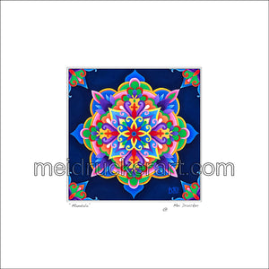 10"x10" Art Matted Print《Mandala》