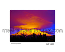 Load image into Gallery viewer, 10&quot;x8&quot; Photography Matted Print《Sunset Mt.Shasta》