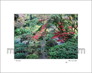 10"x8" Art Matted Print《Garden》