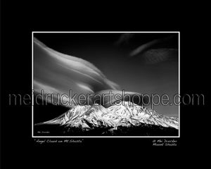 10"x8" Photography Matted Print《Angel Cloud on Mt.Shasta》