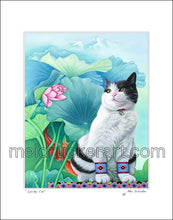 Load image into Gallery viewer, 16&quot;x20&quot; Art Matted Print《Lucky Cat》