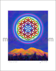 11"x14" Art Matted Print《Flower of Life》