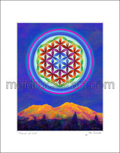Load image into Gallery viewer, 16&quot;x20&quot; Art Matted Print《Flower of Life》
