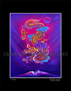 11"x14" Art Matted Print《Dragon》