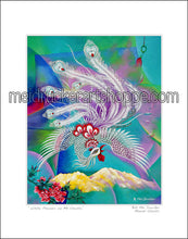 Load image into Gallery viewer, 16&quot;x20&quot; Art Matted Print《White Phoenix on Mt.Shasta》