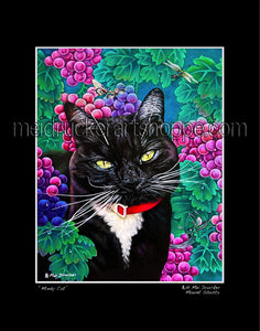 11"x14" Art Matted Print《Mindy Cat》