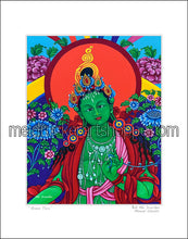 Load image into Gallery viewer, 11&quot;x14&quot; Art Matted Print《Green Tara》