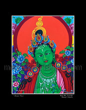 Load image into Gallery viewer, 11&quot;x14&quot; Art Matted Print《Green Tara》