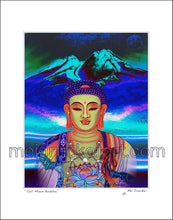 Load image into Gallery viewer, 11&quot;x14&quot; Art Matted Print《Mt.Shasta Full Moon Buddha》