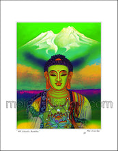 Load image into Gallery viewer, 11&quot;x14&quot; Art Matted Print《Mt.Shasta Light Shines Buddha》