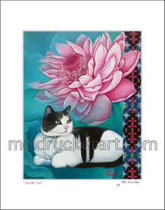 16"x20" Art Matted Print《Lucky Cat》