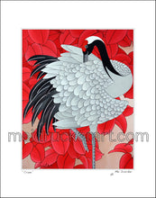 Load image into Gallery viewer, 11&quot;x14&quot; Art Matted Print《Crane》