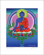 Load image into Gallery viewer, 11&quot;x14&quot; Art Matted Print《Medicine Buddha》