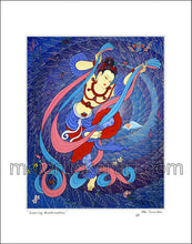 Load image into Gallery viewer, 16&quot;x20&quot; Art Matted Print《Dancing Bodhisattva》