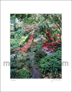 11"x14" Art Matted Print《Garden》