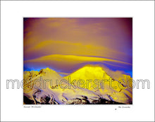 Load image into Gallery viewer, 20&quot;x16&quot; Art Matted Print《Sunset Mt.Shasta》