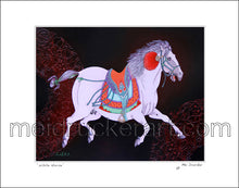 Load image into Gallery viewer, 14&quot;x11&quot; Art Matted Print《White Horse》