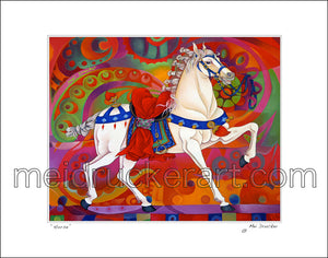 14"x11" Art Matted Print《Horse》