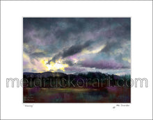 Load image into Gallery viewer, 20&quot;x16&quot; Art Matted Print《Evening》