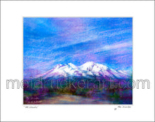 Load image into Gallery viewer, 20&quot;x16&quot; Art Matted Print《Mt.Shasta》