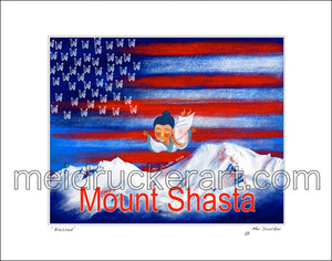 14"x11" Art Matted Print《Blessed》