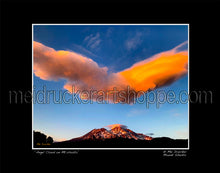 Load image into Gallery viewer, 20&quot;x16&quot; Photography Matted Print《Angel Cloud on Mt.Shasta》