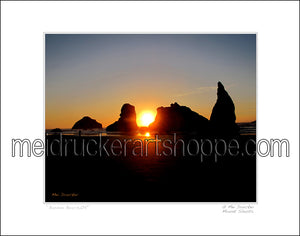 20"x16" Photography Matted Print《Bandon Beach,OR》