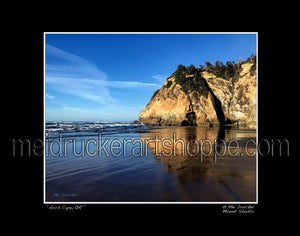 20"x16" Photography Matted Print《Arch Cape Beach, OR 》