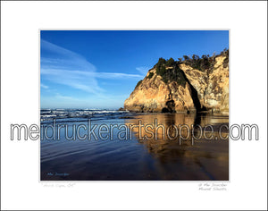 14"x11" Photography Matted Print《Arch Cape Beach, OR 》