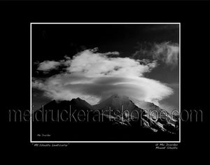 20"x16" Photography Matted Print《Mt.Shasta Lenticular Cloud 》