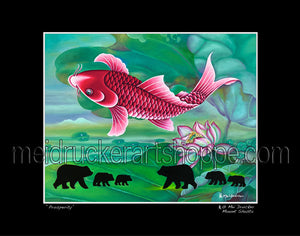 14"x11" Art Matted Print《Prosperity》