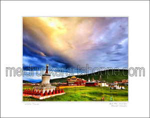 14"x11" Photography Matted Print《White Tower》