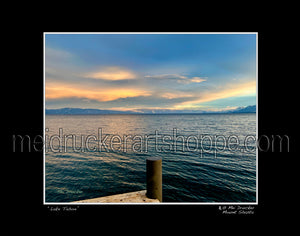 14"x11" Photography Matted Print《Lake Tahoe》