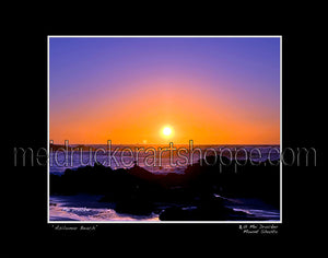 14"x11" Photography Matted Print《Asilomar Beach》