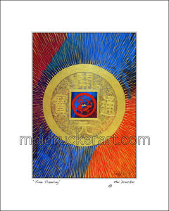 8"x10" Art Matted Print《Time Traveling》