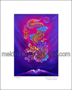 8"x10" Art Matted Print《Dragon》
