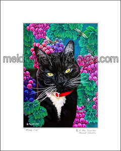 8"x10" Art Matted Print《Mindy Cat》