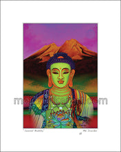 Load image into Gallery viewer, 8&quot;x10&quot; Art Matted Print《Mt.Shasta Sunset Buddha》