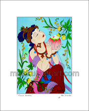 Load image into Gallery viewer, 8&quot;x10&quot; Art Matted Print《Flower Buddha》