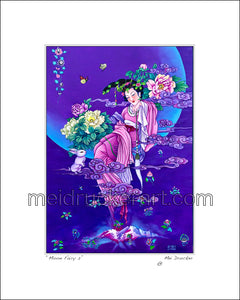 8"x10" Art Matted Print《Moon Fairy》