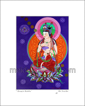 Load image into Gallery viewer, 8&quot;x10&quot; Art Matted Print《Guanyin Buddha》