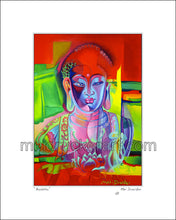 Load image into Gallery viewer, 8&quot;x10&quot; Art Matted Print《Buddha》