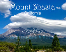 Load image into Gallery viewer, Art Tee Shirt《Dragon Clouds on the Mt.Shasta》