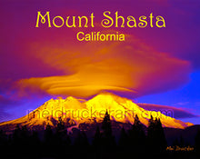 Load image into Gallery viewer, Art Hooded Sweatshirt《Sunset Mt.Shasta》