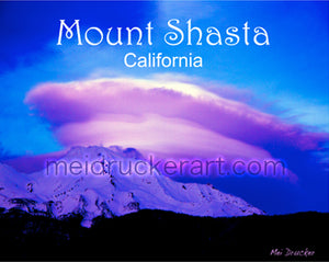Art Tee Shirt《Lenticular Clouds on the Mt.Shasta》