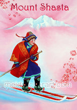 Load image into Gallery viewer, Art Hooded Sweatshirt《Ancient Altai Skier》